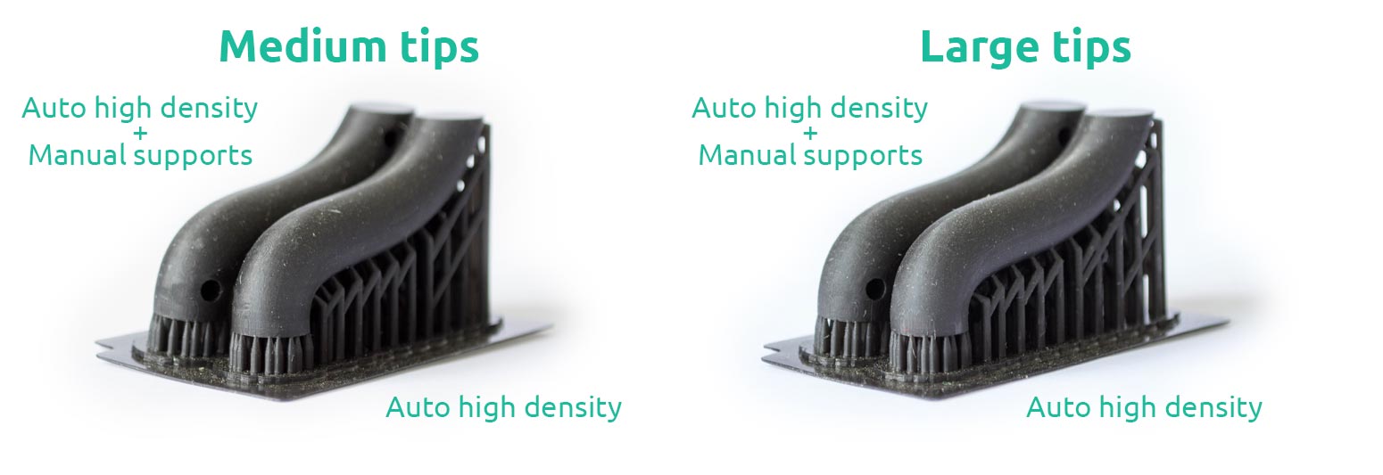 AmeraLabs key principles of 3D printing supports that work experiment tube medium large tips