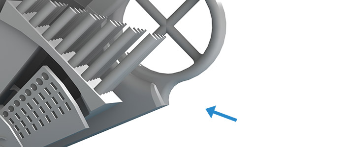3D printer calibration part cross-shaped bridges