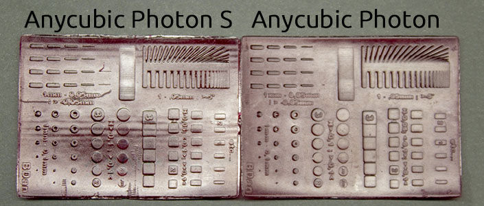 Anycubic Photon S details compared to Anycubic Photon