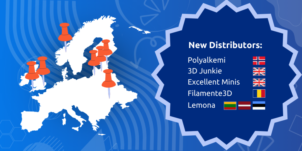 AmeraLabs 2023 3d printing journey overview: New Distributors