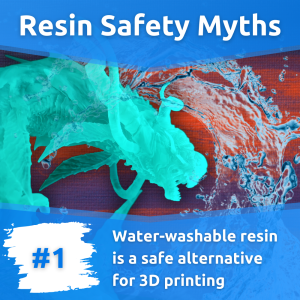 Are water-washable resins safe?