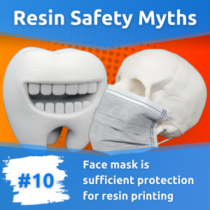 Is a face mask enough for resin 3D printing?