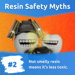 Is not smelly resin less toxic?