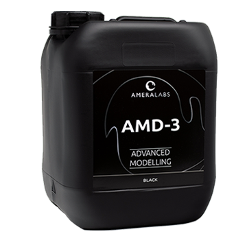 AmeraLabs AMD-3 black 3D printing resin for miniatures 5L jerry can